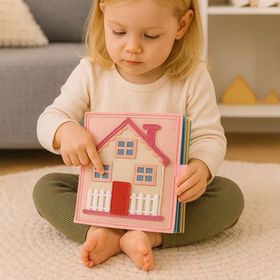 Livre bebe en tissus